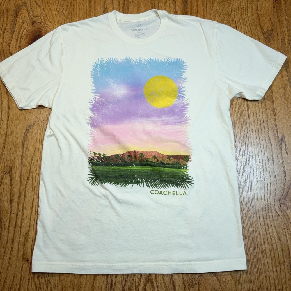 Coachella 2015 Event Shirt Mens Large Exclusive AC/DC Drake Jack White Weeknd